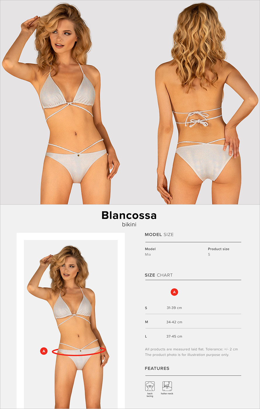 Obsessive Bikini Blancossa - 2 pièces - Blanc (S)