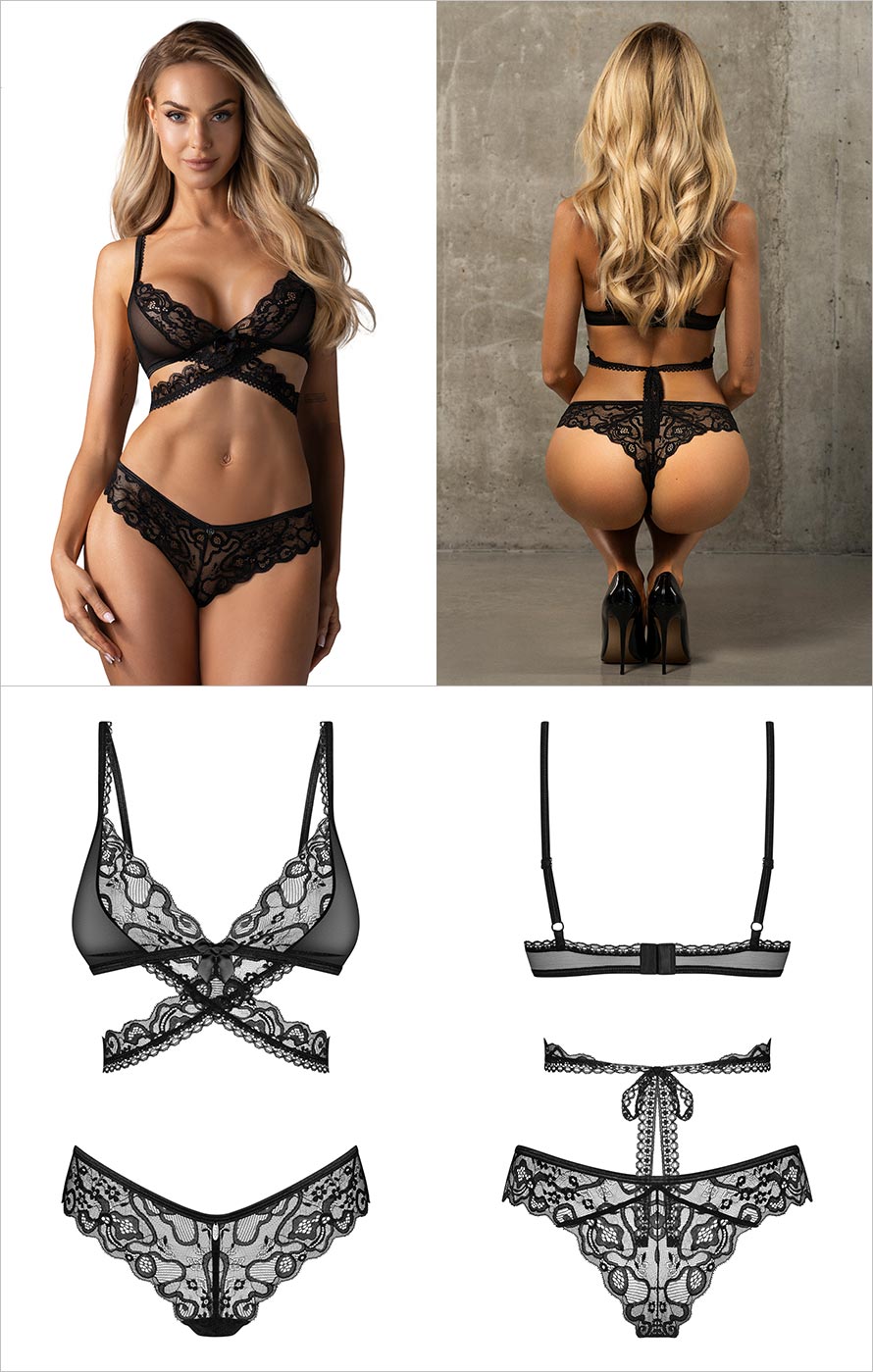 Obsessive Blomentis Set - Schwarz