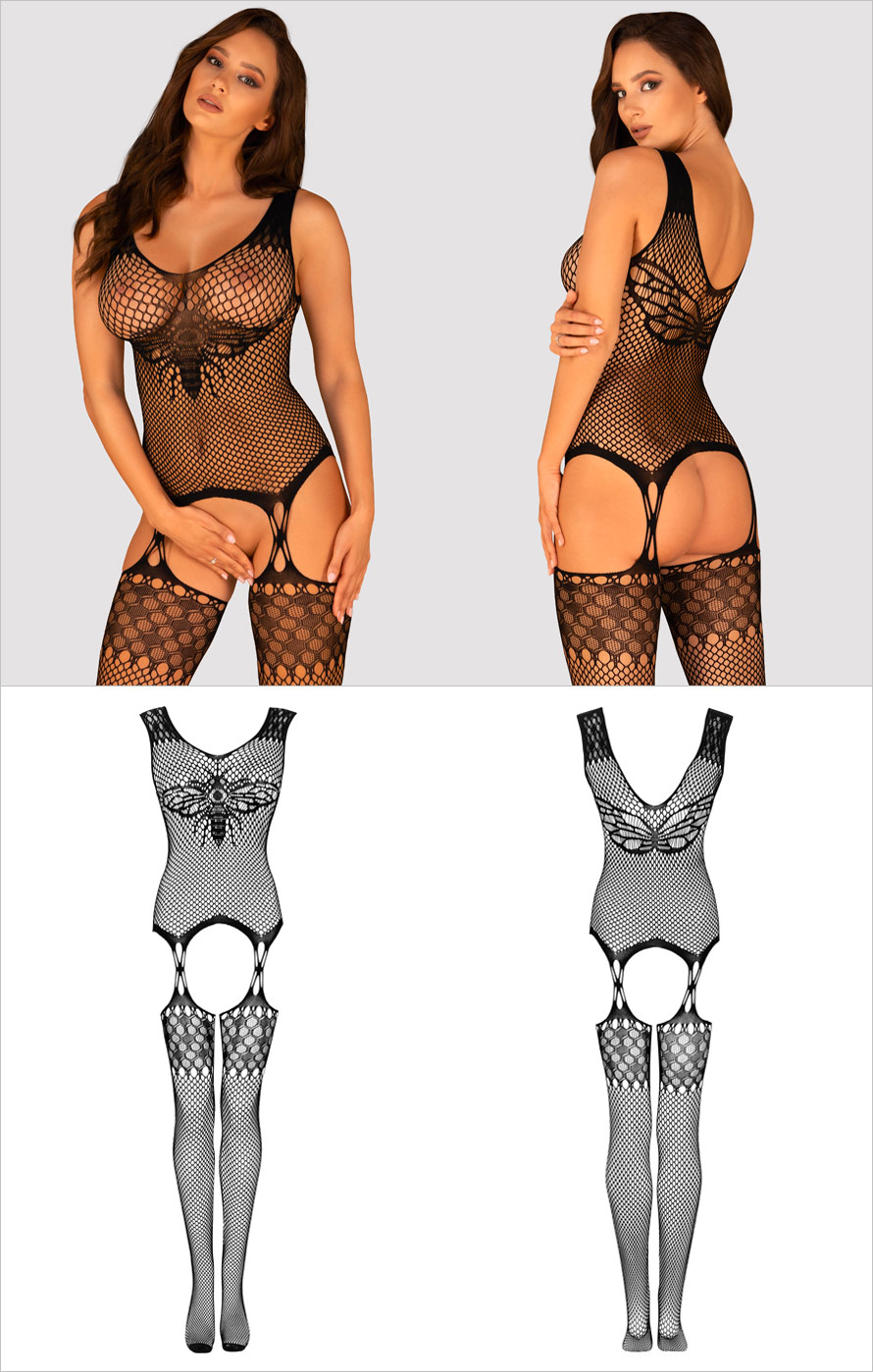 Obsessive Bodystocking G323 - Schwarz