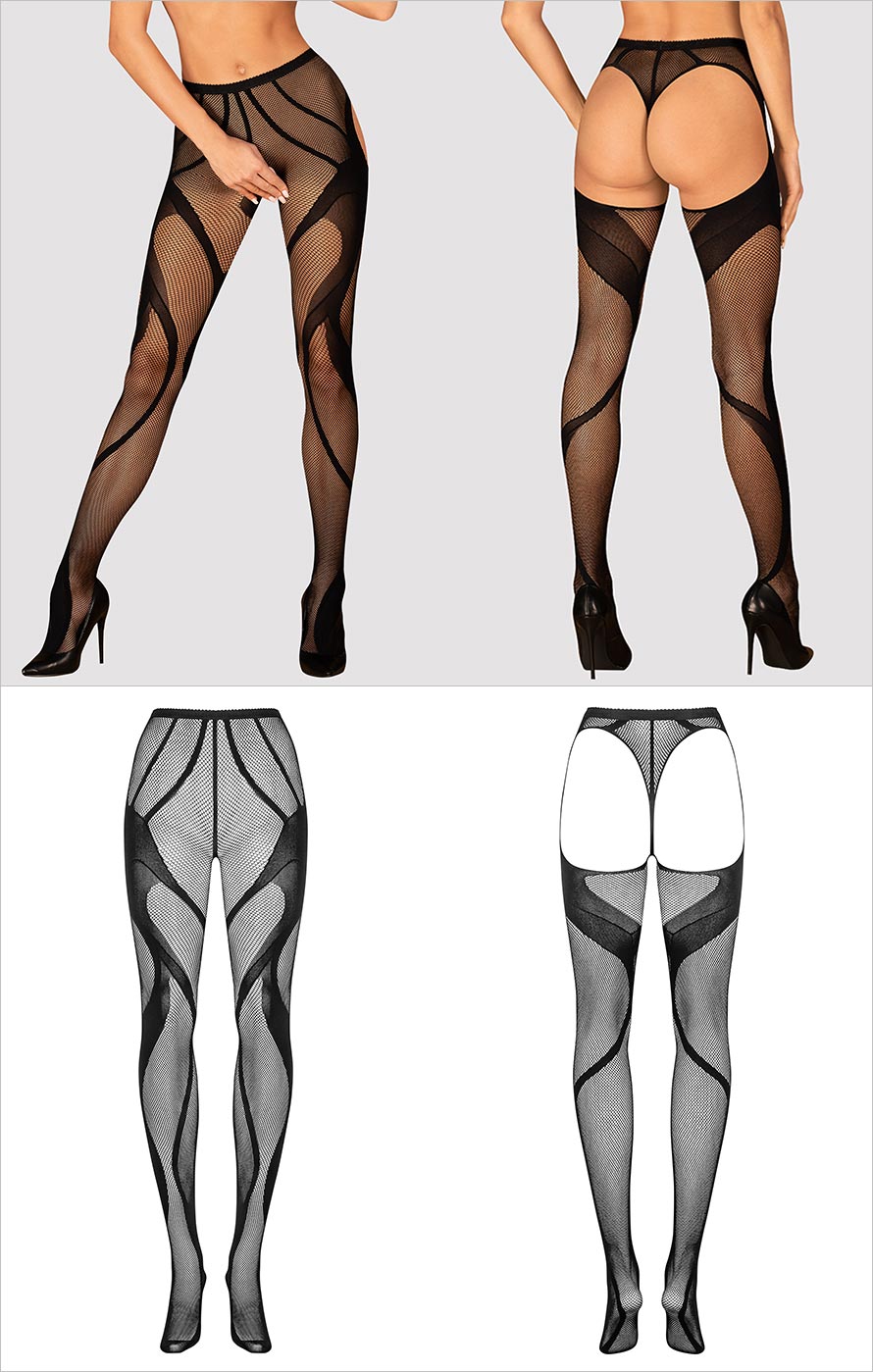 Obsessive S336 Strumpfhose - Schwarz