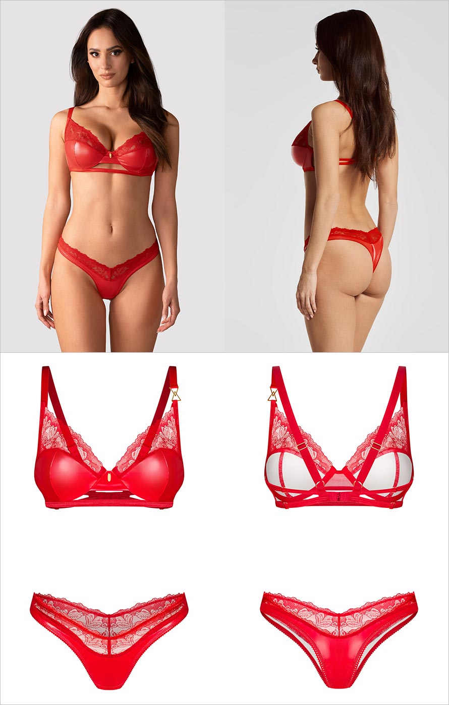 Obsessive Aliosa Set - Rot