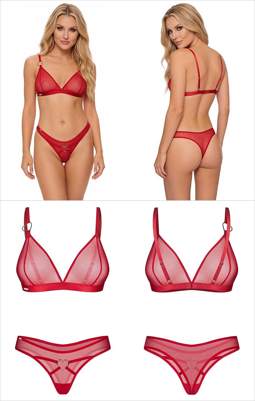 Obsessive Crimessa Set - Rot