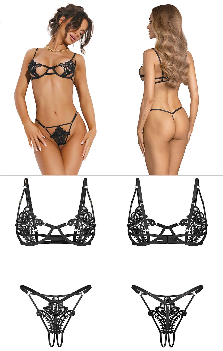 Obsessive Set Luise Sublim - Schwarz