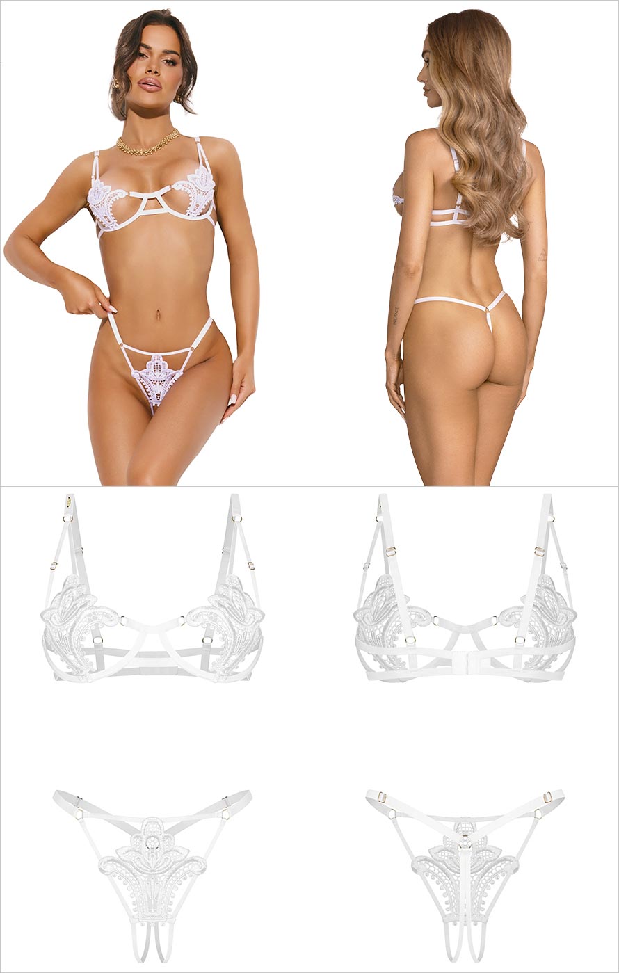 Obsessive Luise Sublim Set - Weiss