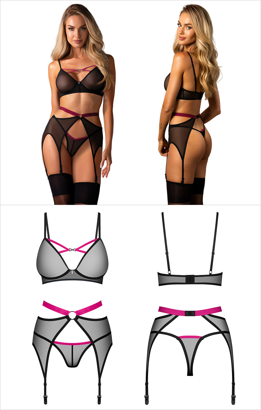 Obsessive Novenes Set - Schwarz