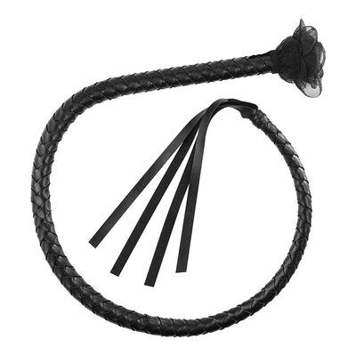 Obsessive Vila Blanes | Fouet tressé et souple | Orné d'une rose