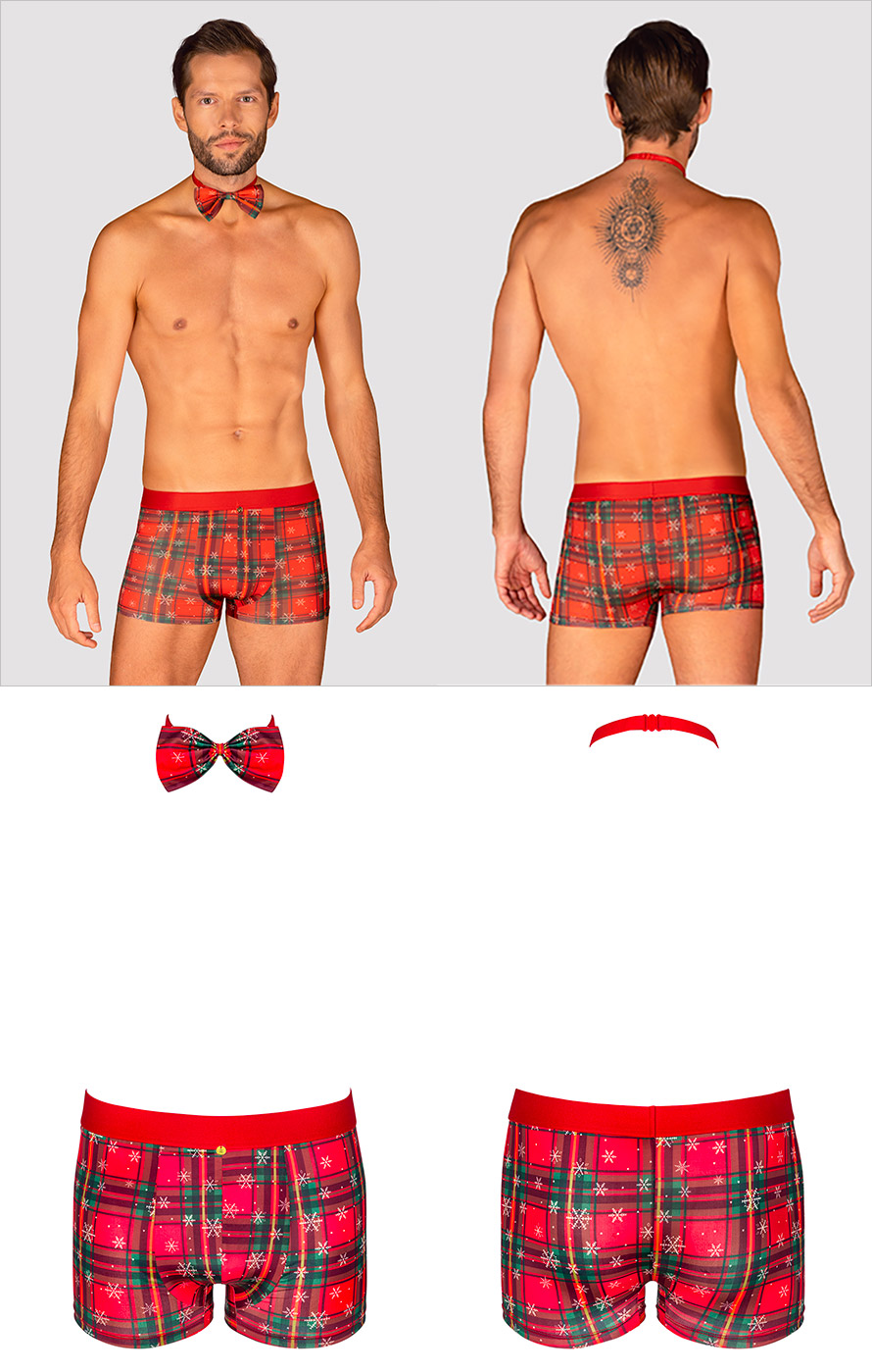 Obsessive Mr Merrilo Weihnachtsboxer für Männer