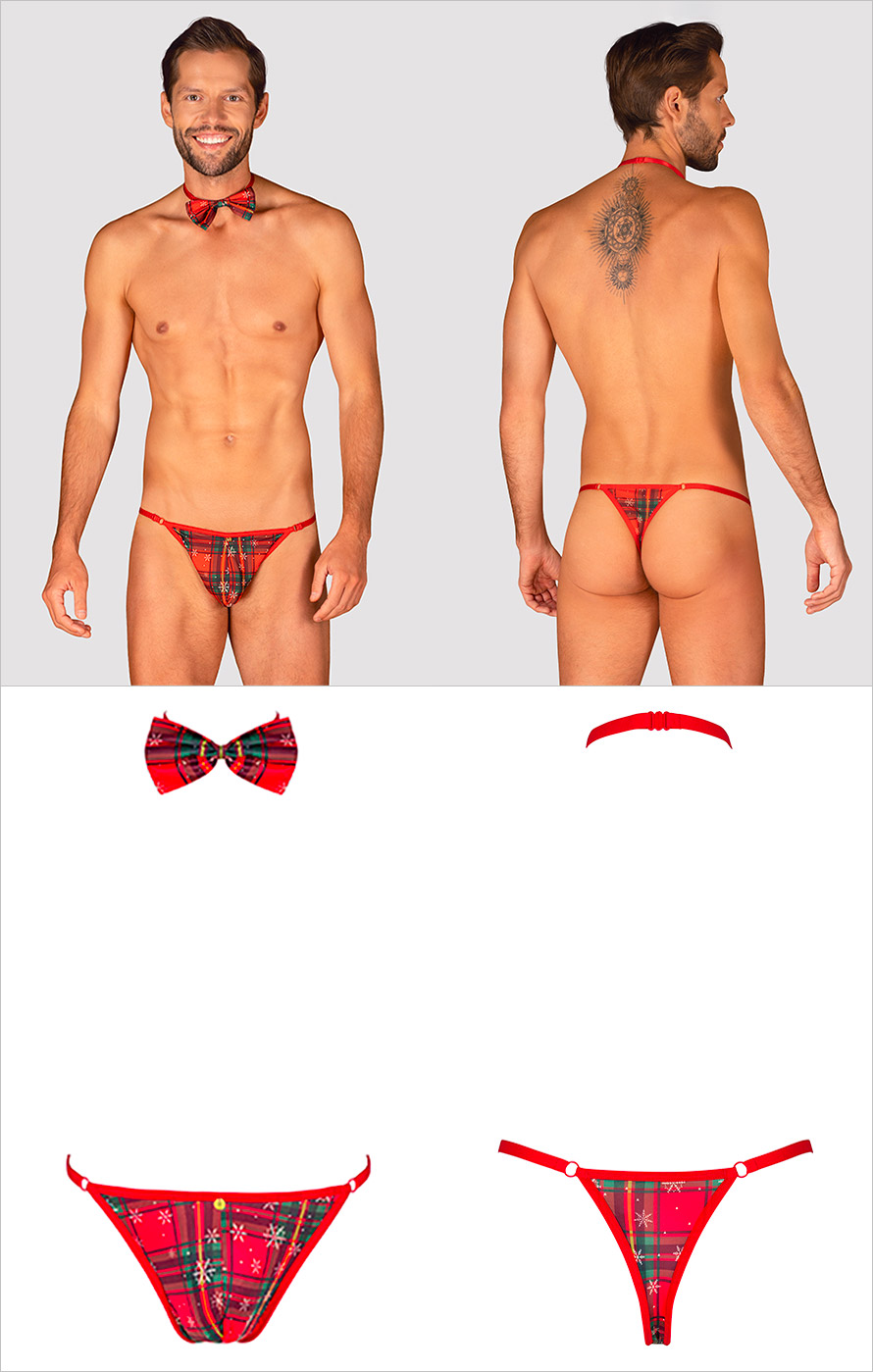 Weihnachtsstring für Männer Obsessive Mr Merrilo