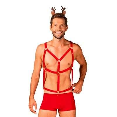 Obsessive Mr Reindy |&nbsp;Costume de renne sexy pour homme | 3 pièces