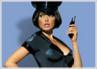 Obsessive Police Sexy Policewoman Costume - 4 pces (S/M)