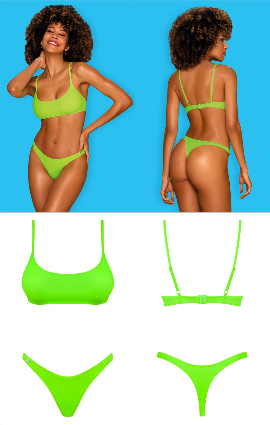 Obsessive Bikini Mexico Beach - 2 pièces - Vert (S)