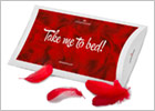 Piume per letto Obsessive "Take me to bed!" - Rosso