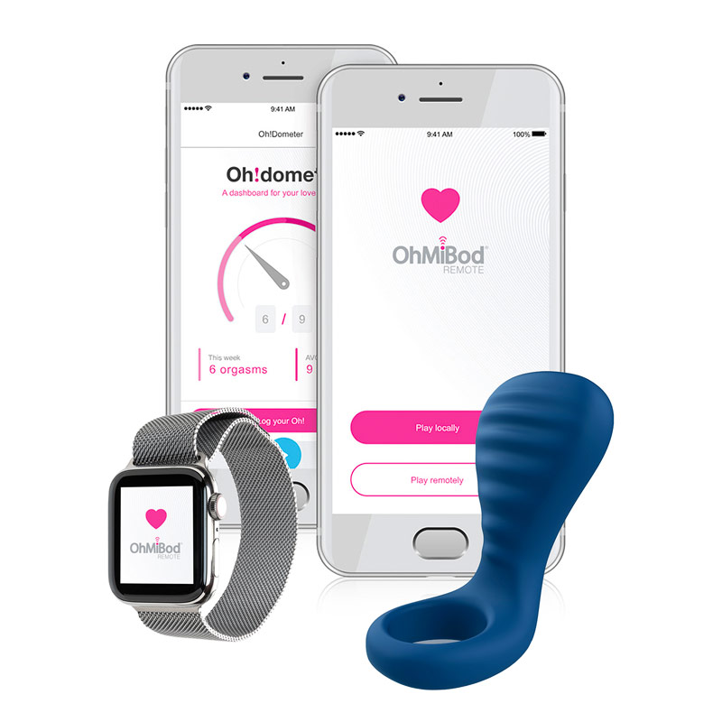 OhMiBod blueMotion NEX 3 vernetzter, vibrierender Penisring