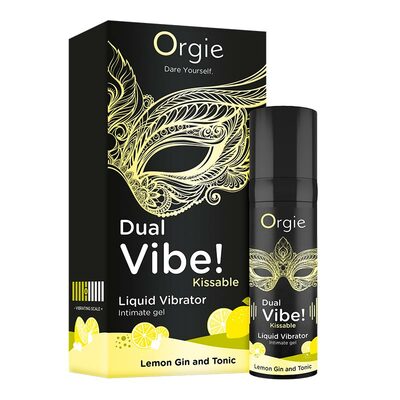 Orgie Dual Vibe Kissable | Liquid Vibrator | Intimstimulationsgel