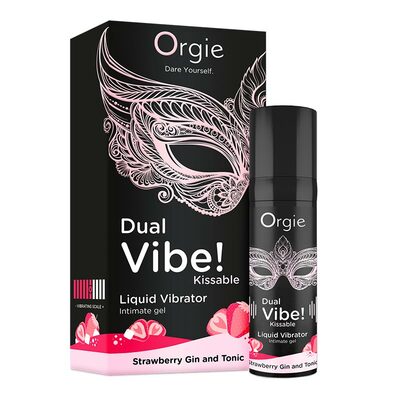 Orgie Dual Vibe Kissable | Liquid Vibrator | Intimstimulationsgel