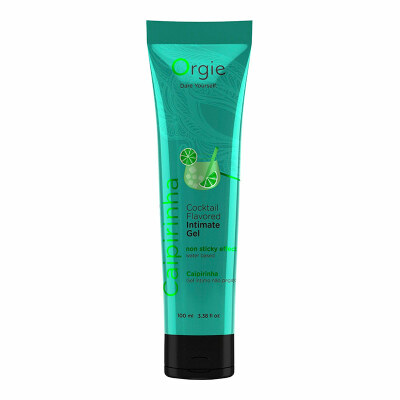 Orgie Lube Tube | Intimgel mit Cocktailgeschmack Caipirinha | 100 ml