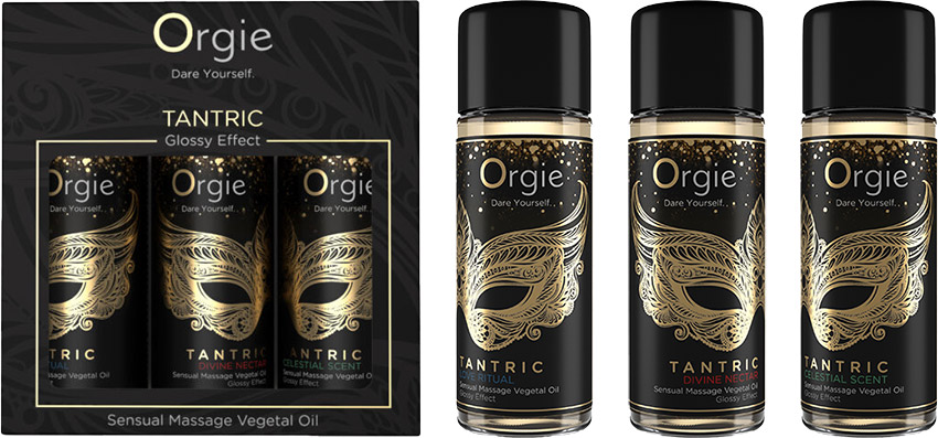 Set d'huiles de massage Orgie Tantric - 3x 30 ml