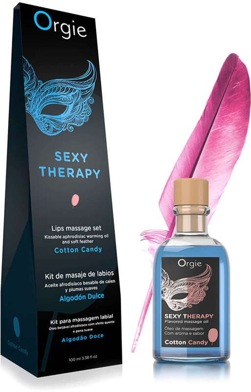Kit de stimulation intime Orgie Sexy Therapy - Barbe à papa