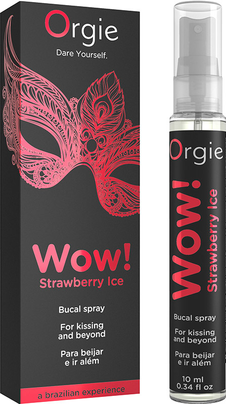 Orgie Wow! Strawberry Ice stimulierendes Mundspray - 10 ml