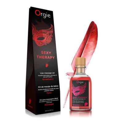 Orgie Sexy Therapy | Intimes Stimulationsset für Paare | Erdbeere