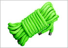 Ouch! glow-in-the-dark bondage rope - 5 m - Green