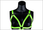 Ouch! glow-in-the-dark harness - Green (L/XL)