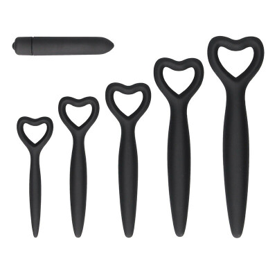 Ouch! Silicone Vaginal Dilator Set | 5 dilatateurs + 1 vibromasseur Ouch! Silicone Vaginal Dilator Set | 5 dilatateurs + 1 vibromasseur