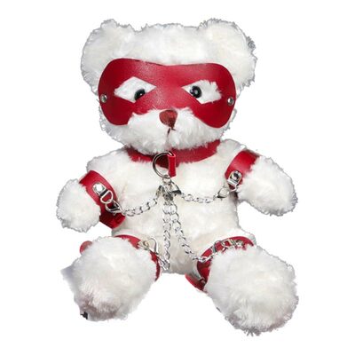 KissKiss.ch FlirtiBear | Teddybär aus Plüsch im BDSM-Look