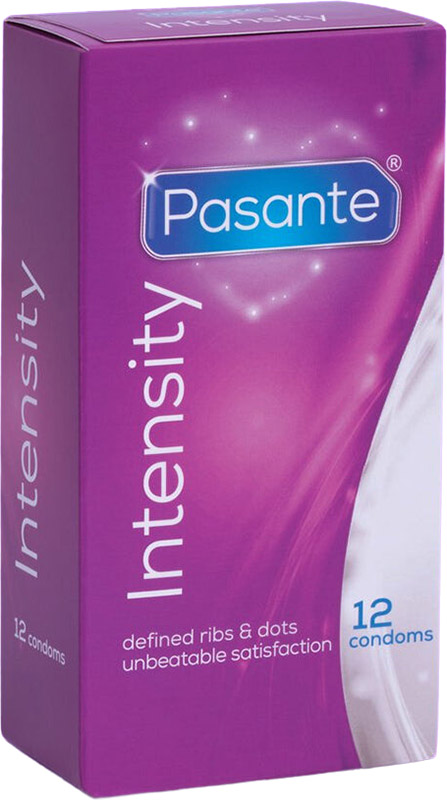 Pasante Intensity - Textured condom (12 Condoms)