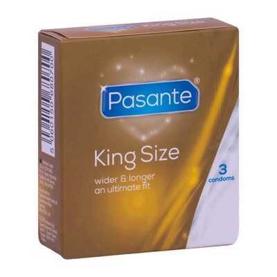 Pasante King Size | Grosse Latexkondome | 3 Stück