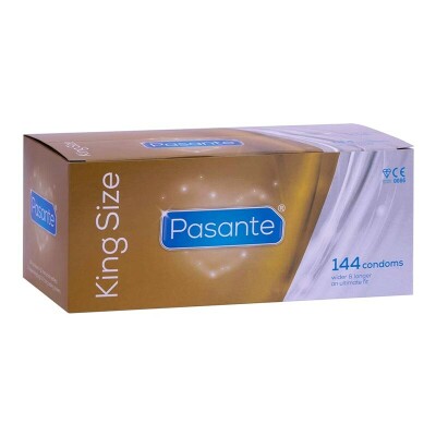 Pasante King Size | Préservatifs grande taille en latex | 144 pièces