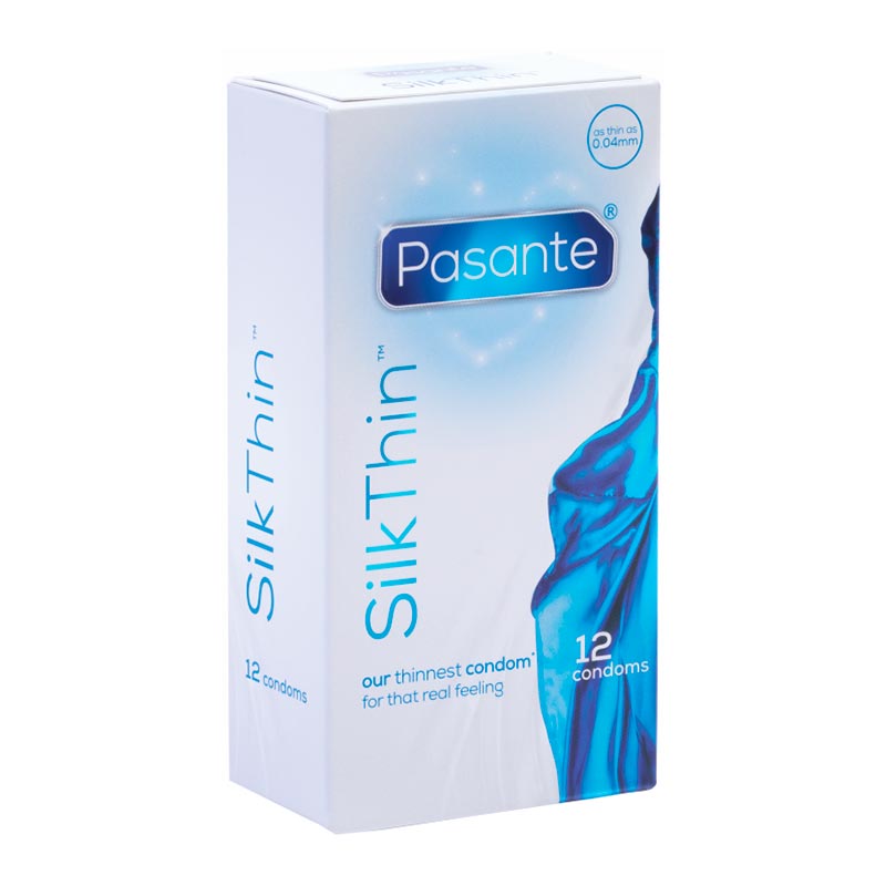 Pasante Silk Thin - Préservatif ultra-fin (12 Préservatifs)