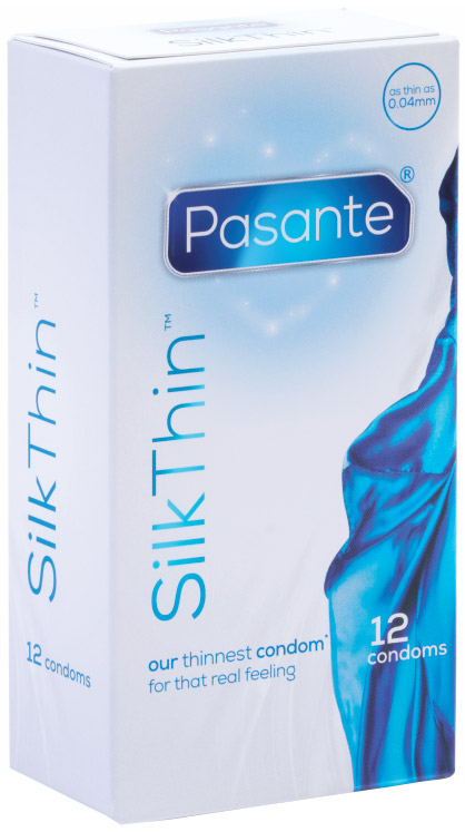 Pasante Silk Thin - Ultradünnes Kondom (12 Kondome)
