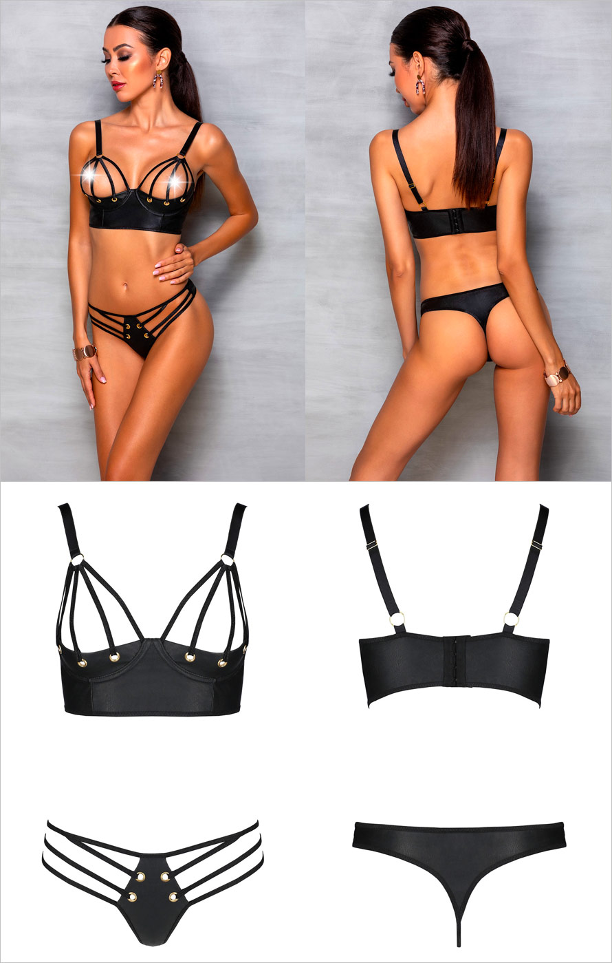 Passion Ensemble Bikini Malwia - 2 pièces - Noir