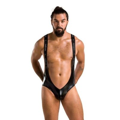 Passion 027 Bruno | Mankini in Lederoptik für Männer | 1 Stück