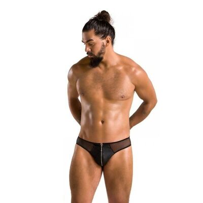 Passion 042 Timmy | Schwarzer Slip mit Reißverschluss