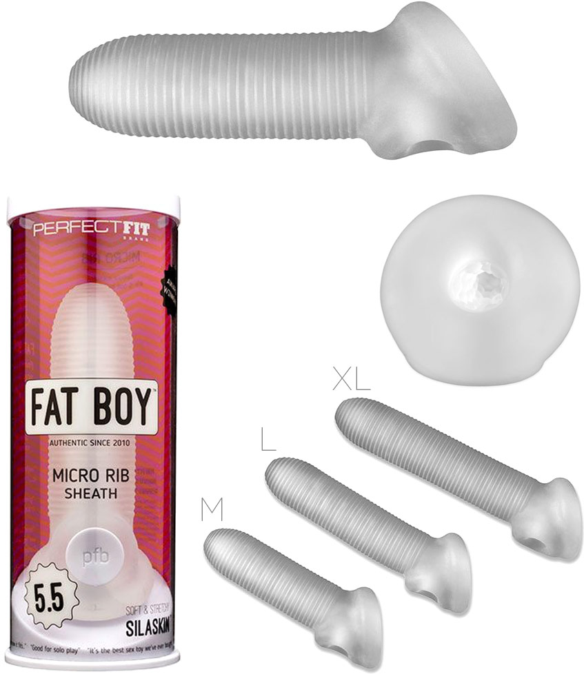 Fat Boy Micro Rib | Penishülle | Gerippte Textur