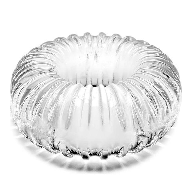 PerfectFit Ribbed Ring Penisring - Durchsichtig