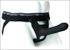 Gode ceinture en silicone PerfectFit Zoro - 16.5 cm - Noir