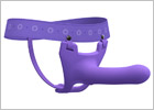 Gode ceinture en silicone PerfectFit Zoro - 12.5 cm - Violet