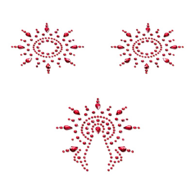 Petits Joujoux Gloria - Brust- und Venushügelschmuck - Rot