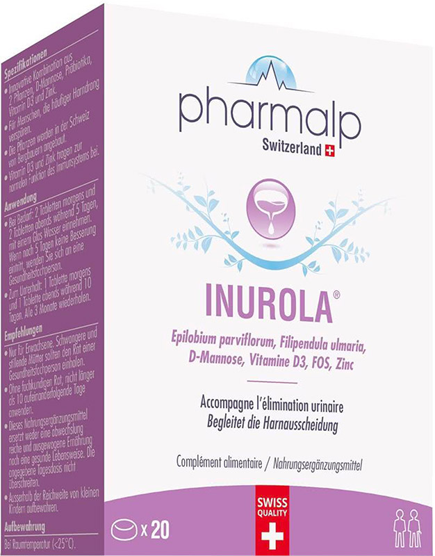 Pharmalp Inurola Ergänzung zur Harnelimination – 20 Kapseln