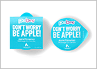Bougie de Massage PicoBong "Don't Worry Be Apple!" - Pomme & Cannelle