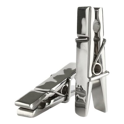 Mr. Steel Clothespins | Pinces à tétons conçus en acier inoxydable