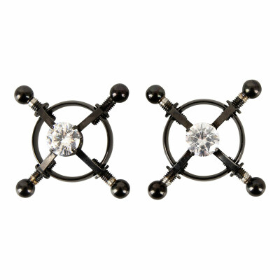 Bad Kitty Nipple Jewellery | Pinces à tétons ajustables avec diamant