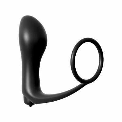 Pipedream Ass-Gasm | Anneau pénien & plug anal vibrant