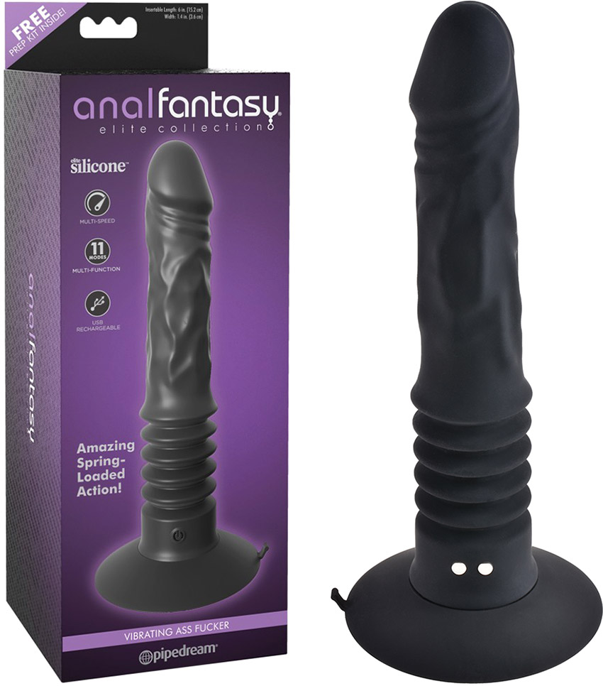 Pipedream Anal Fantasy Ass Fucker Realistic vibrator with spring