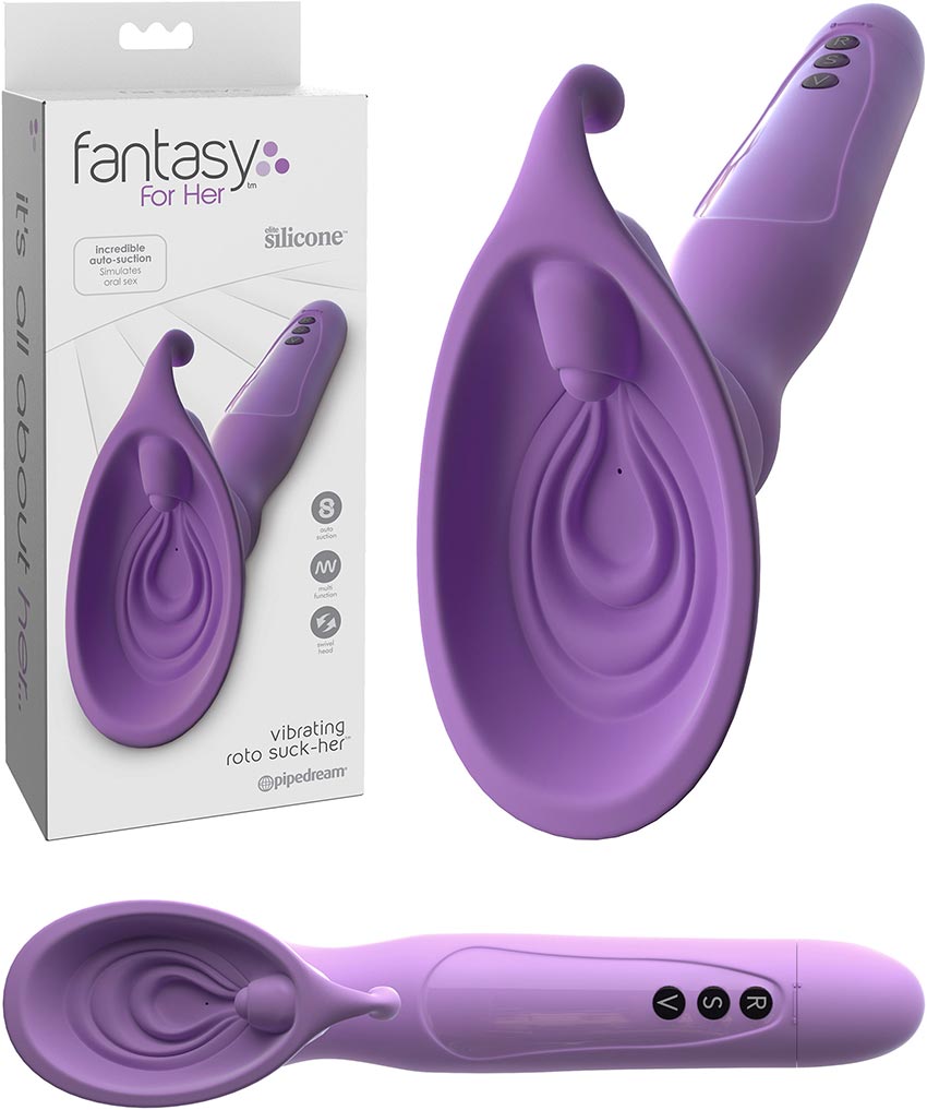 Fantasy Roto Suck-Her automatic and vibrating vaginal pump