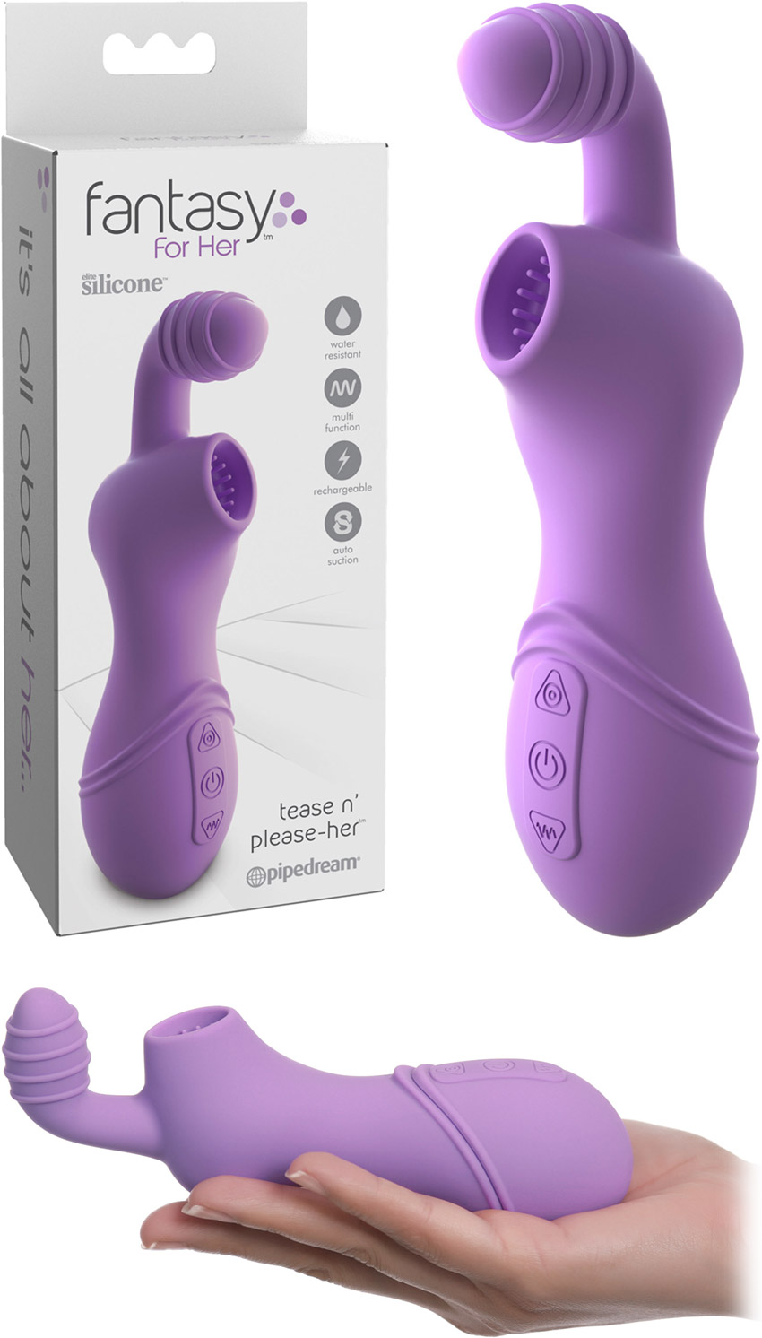 Pipedream Fantasy Tease N Please Her vibrating pump