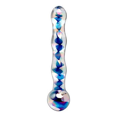 Pipedream Icicles No. 8 | Dildo en verre | Avec ondulations